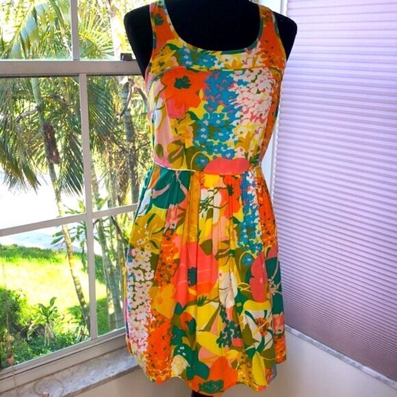 Tori Richard Honolulu Sleeveless Sun Dress Pink - Picture 2 of 11